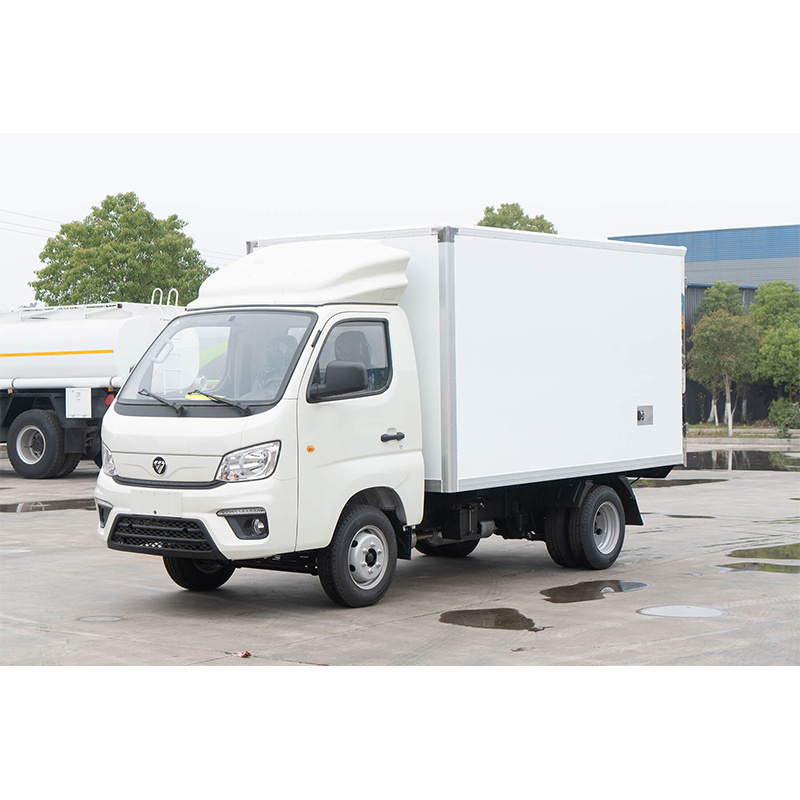 Factory sell FOTON M2 mini cargo van truck small box truck 4x2 for food delivery at good price