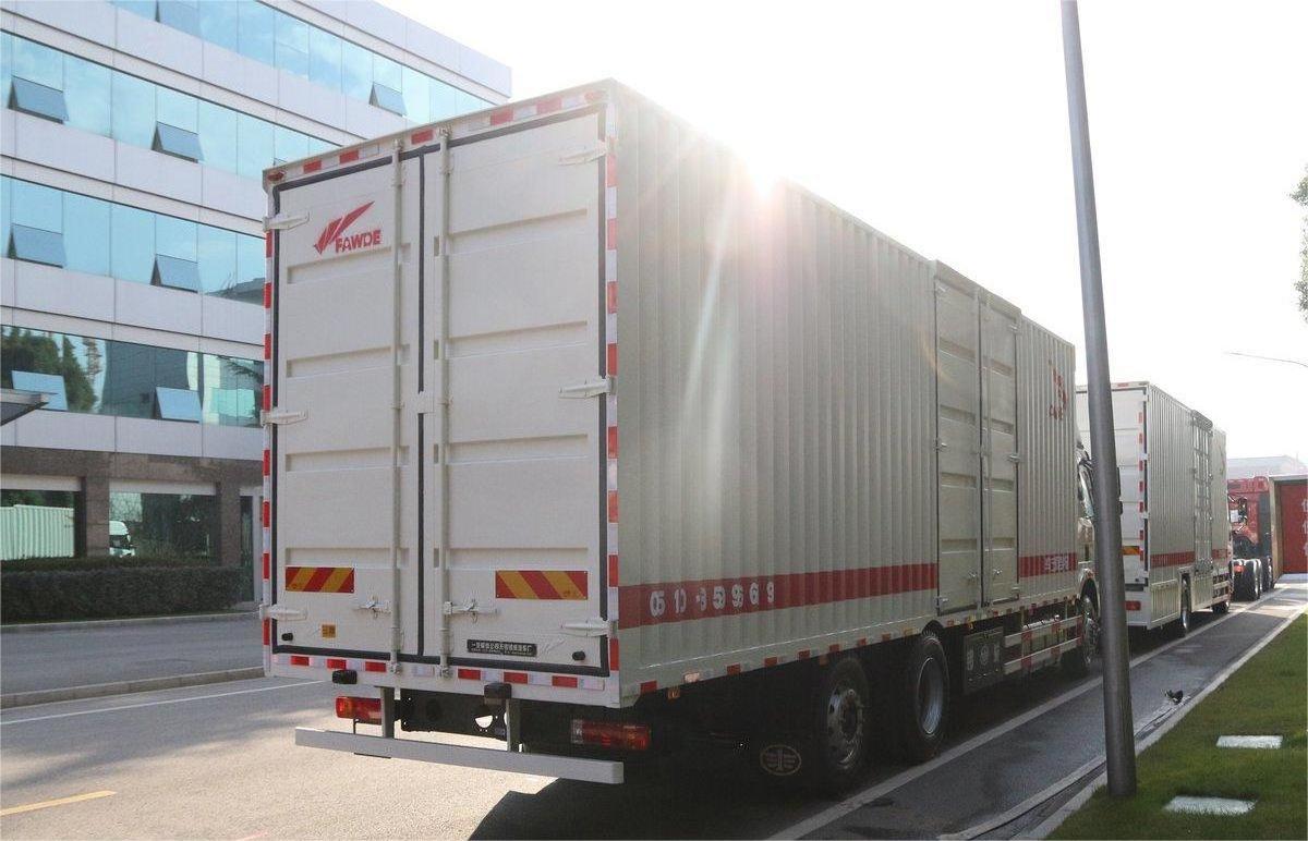 Keeyak New FAW Cargo Truck 25ton 130km/h EURO VI 280hp diesel van cargo truck 6*2 high quality factory price for sale