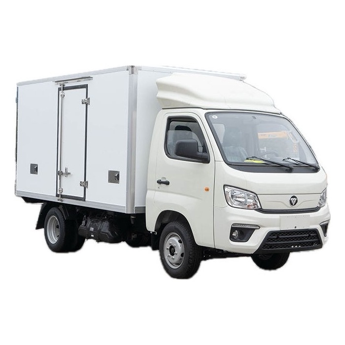 Factory sell FOTON M2 mini cargo van truck small box truck 4x2 for food delivery at good price