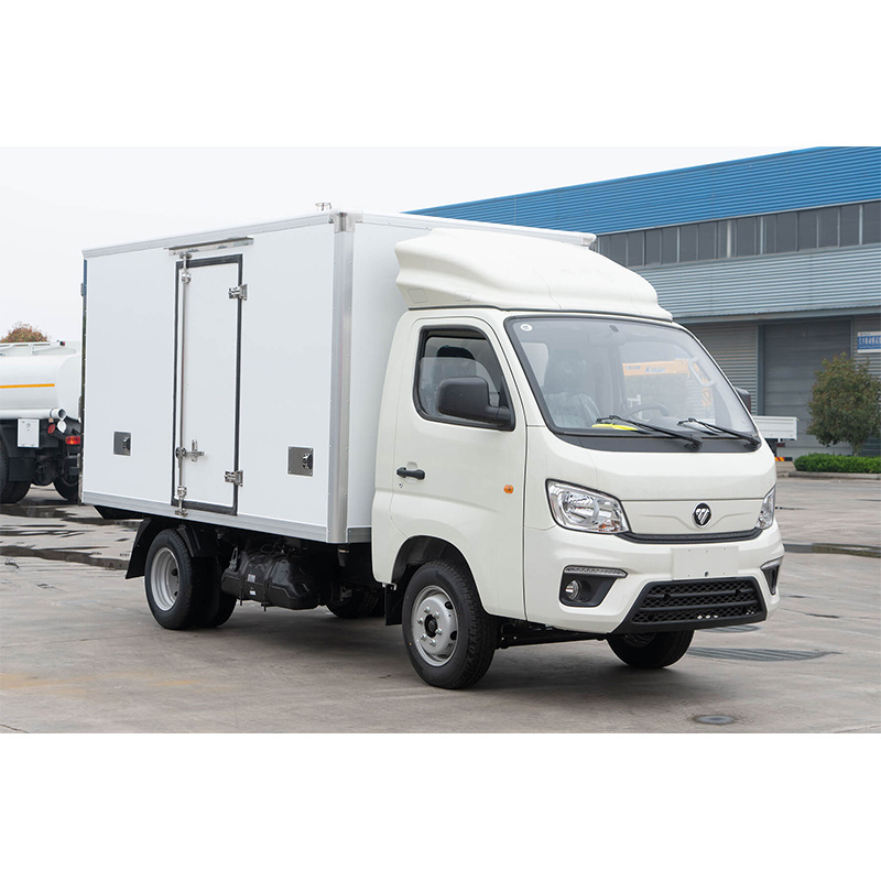 Factory sell FOTON M2 mini cargo van truck small box truck 4x2 for food delivery at good price