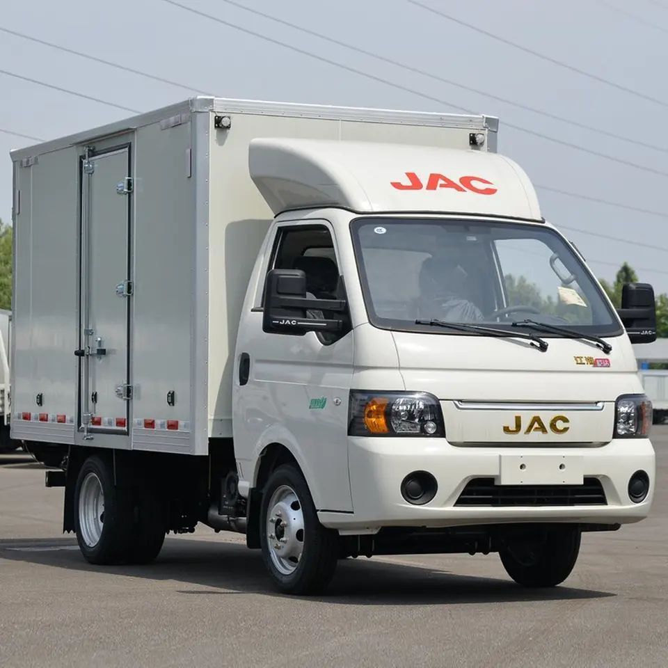 New JAC Cargo Truck Box Van Transport Vehicle Cheap Price Trucks for sale