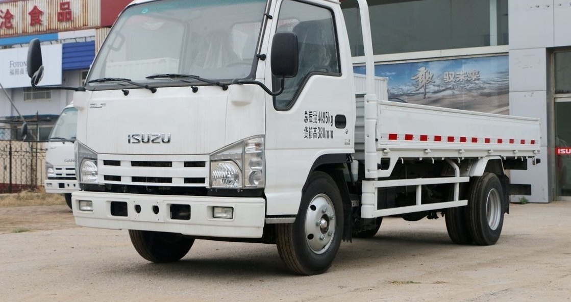 Hot Sale China ISUZU 4x2 5 Ton Cargo Truck Mini Truck Right Hand Drive 98-150hp 4 Wheels High Quality pickup truck