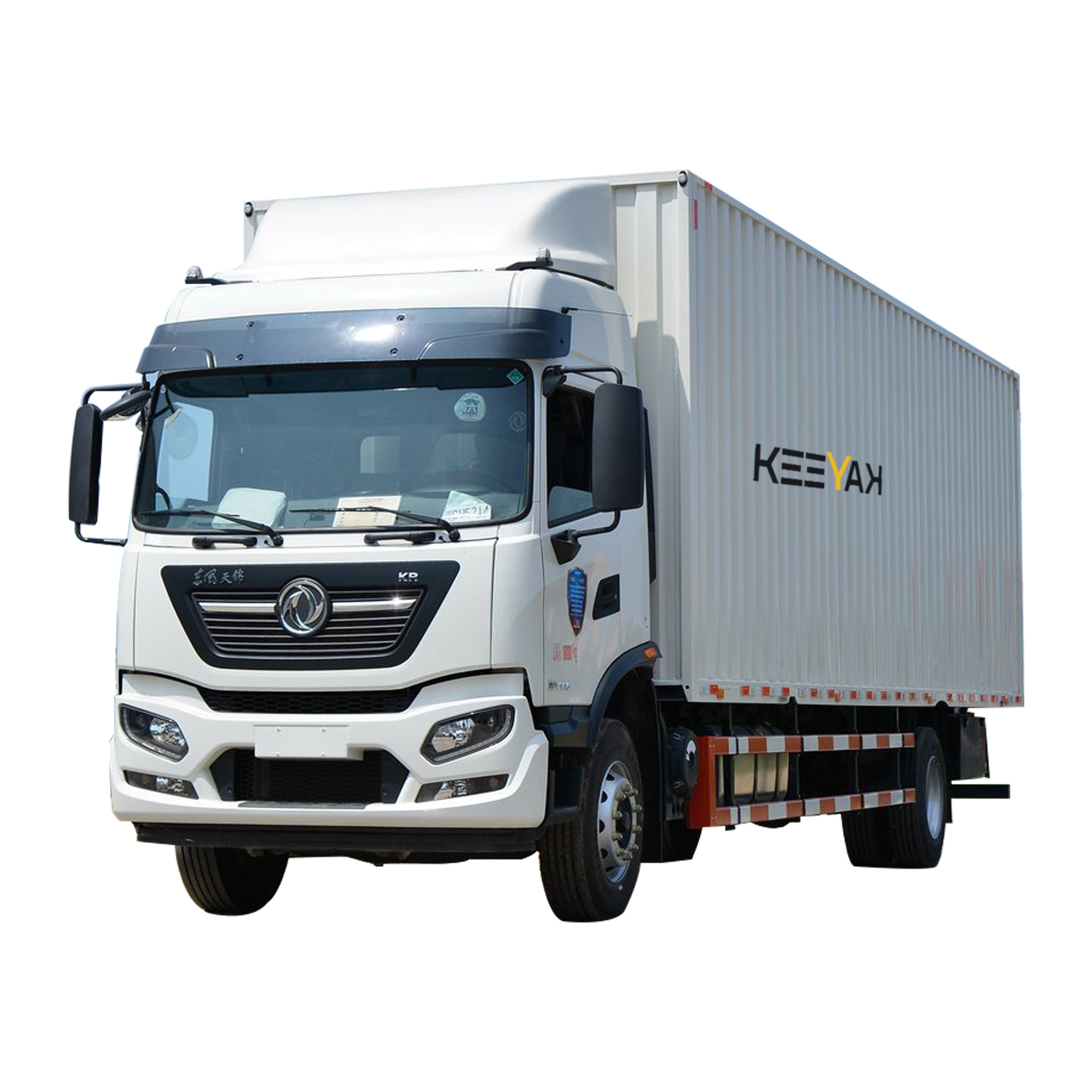 Brand New Dongfeng Isuzu Cargo Truck 4 Wheels 4x2 18 Ton Light Van Truck Right Hand Drive 260hp Cargo Truck