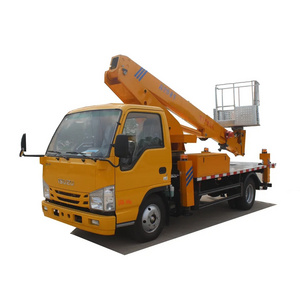 ISUZU 4x2 Bucket Truck Aerial Working Platform Truck Mounted High Altitude Operation Truck For Street Light Maintenance