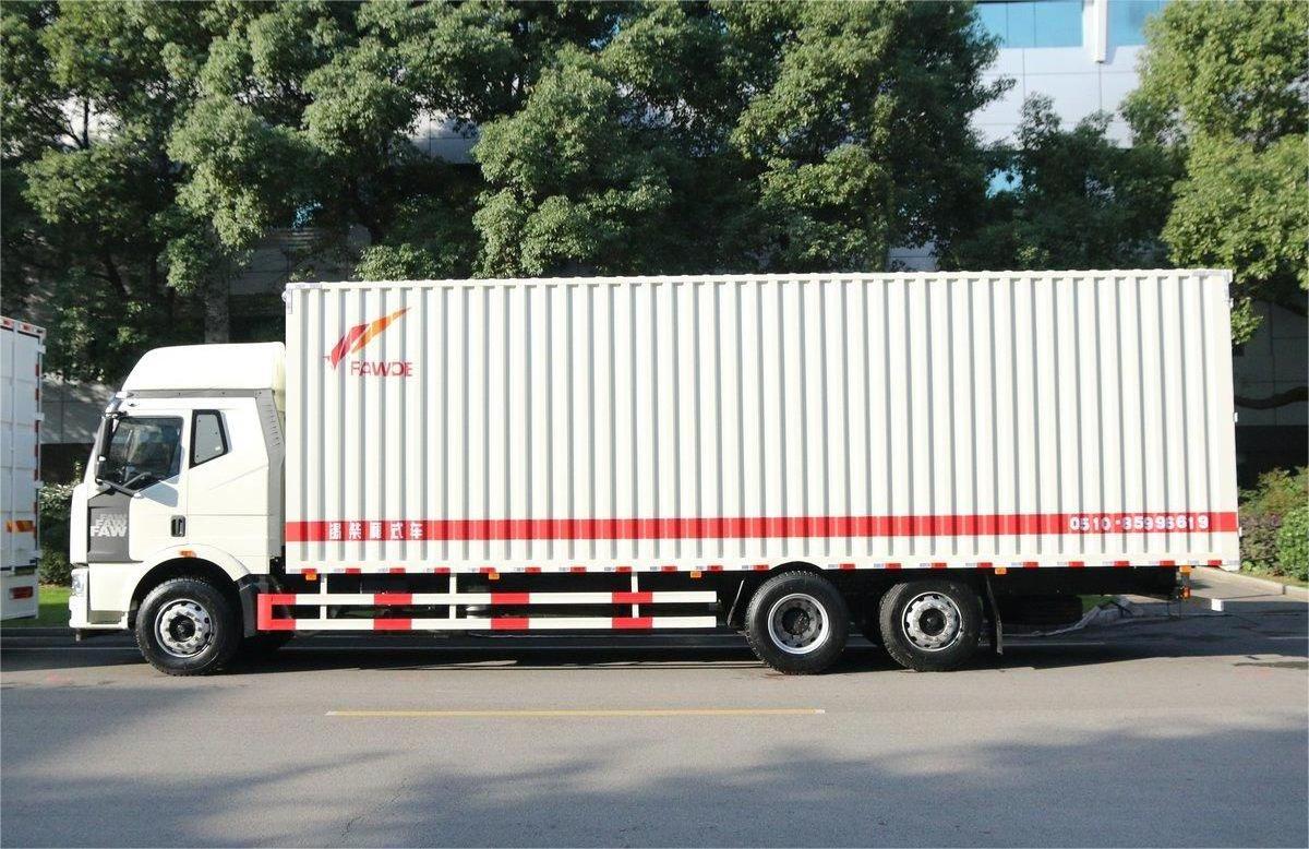 Keeyak New FAW Cargo Truck 25ton 130km/h EURO VI 280hp diesel van cargo truck 6*2 high quality factory price for sale