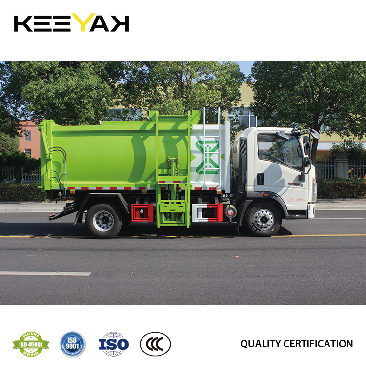 Factory supply garbage truck howo 4*2 hotel canteen use 4*4 left hand drive Customized Garbage Truck newest