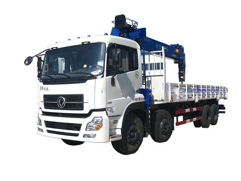 8X4 260HP Dongfeng Heavy Crane New 12t Mounted Crane Truck with Straight Boom truck with arm crane 10ton