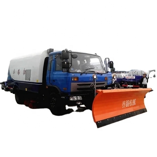 Dongfeng off Road Snow Blade Anti-Ice Salt-Spraying Snowmelt Snow Sweeper Removal Truck with Snow Removal Shovel on sale