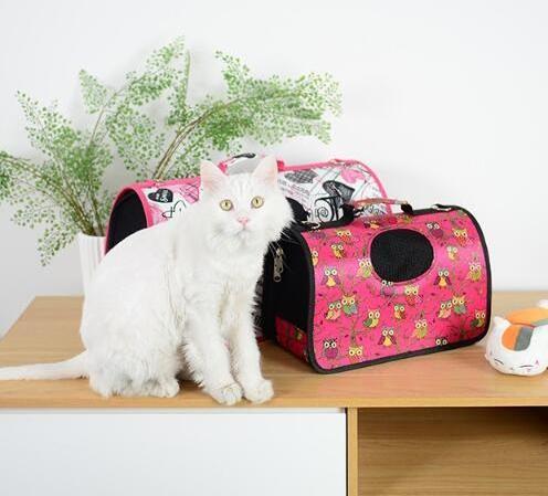 Hot Sells Collapsible Breathable Pet Cat Carrier Bag for Pet outdoor travelling Bag