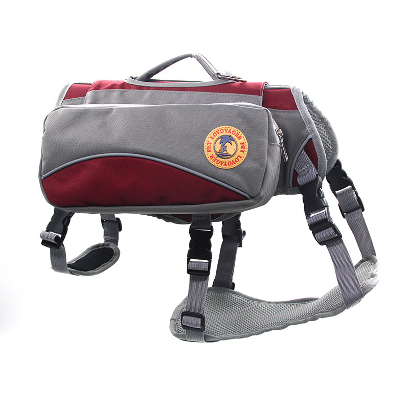 Adjustable dog backpack dog bag pet carriers for outdoor travel