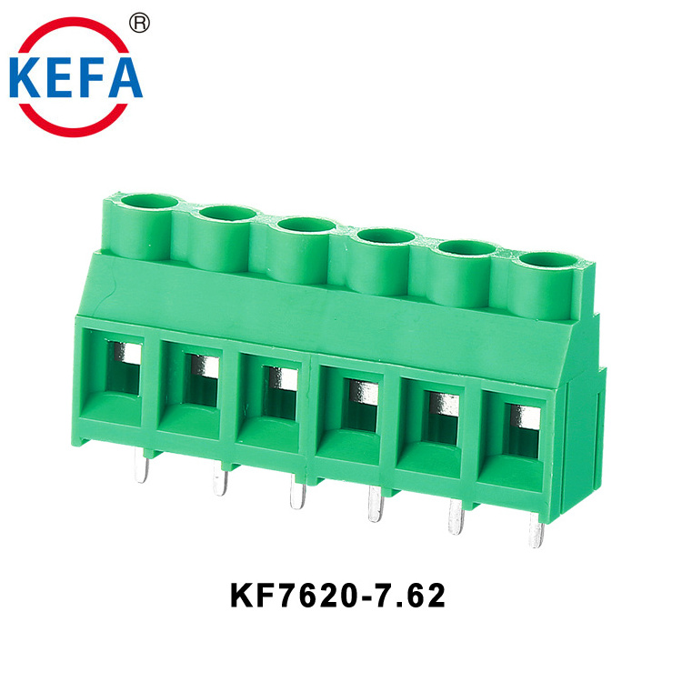 KEFA KF7620-7.62 300V 30A 7.62mm Pitch Pcb Screw Pitch Connection Connector  high current terminal block