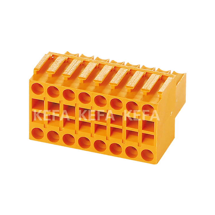 KF2EDGKE - 3.5 3.5mm Pitch Plug-In Pluggable Double Row Terminal Block Electric Plug Male Female Connectors Blocks