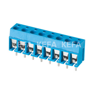 KF300-5.0 Plastic 5.0mm Quick Connect Blue Color High Quality Pcb Terminal Block