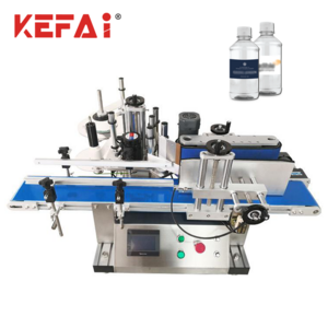 KEFAI Full Auto Desktop Round Bottles Sticker Labeling Machine Made In China