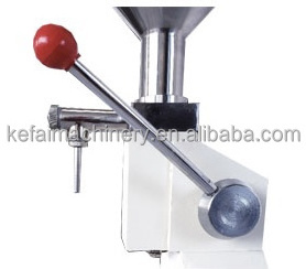 KEFAI Low Price Cosmetic Cream Skin Care Liquid Bottle Filler Hnad Pressure Manual Filling Machine