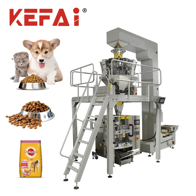 KEFAI High Quality Fully Automatic Dog Cat Pet Food Granule Pouch Packing Machine