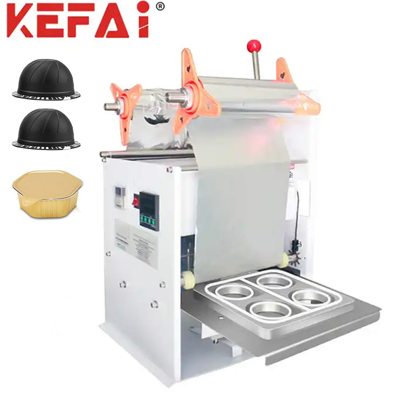 Kefai Aluminum Cups Disposable  Cup Sealing Machine