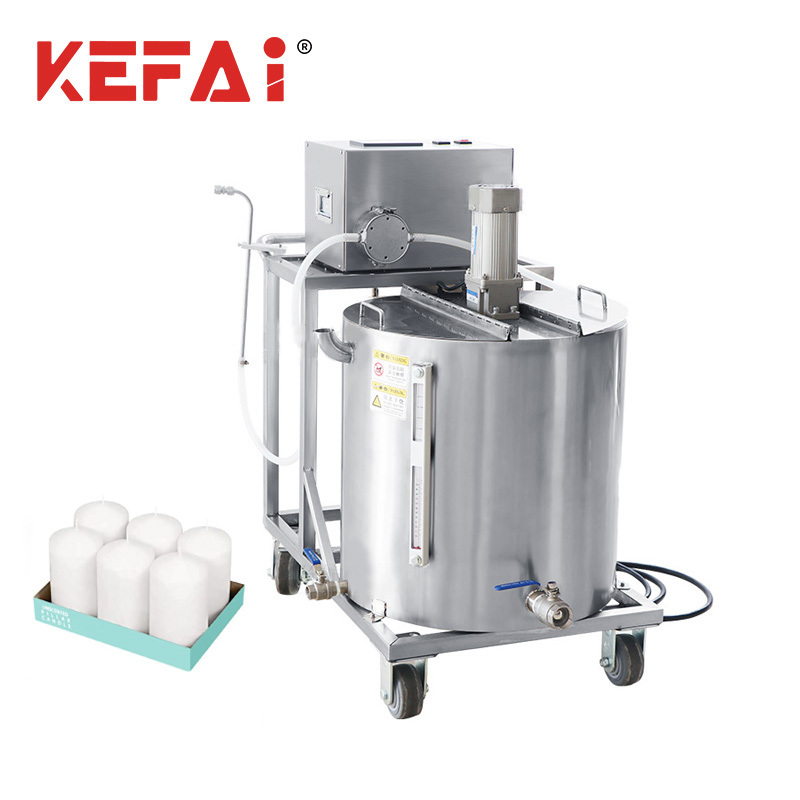 KEFAI Semi Auto Gear Pump Hot Wax Candle Making Filling Machine