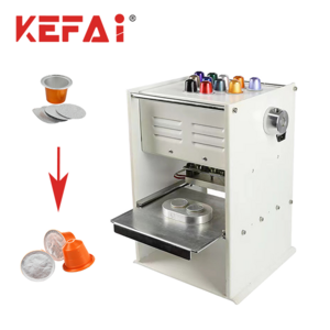 KEFAI Manuel K Cup Coffee Sealing Machine Electric Alu Foil Coffee K Cup Heat Sealing Coffee Capsule Sealer