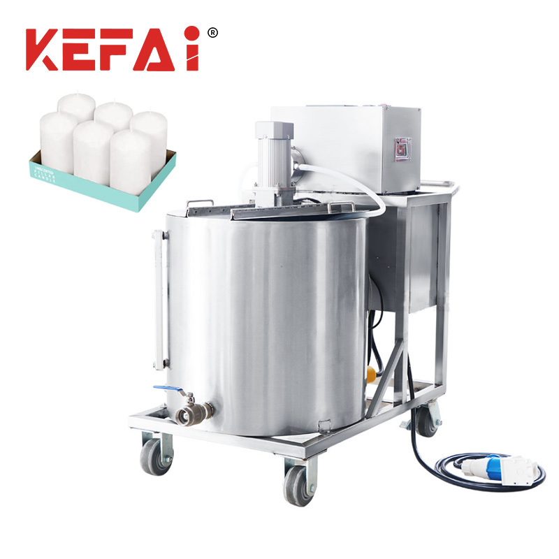 KEFAI Semi Auto Gear Pump Hot Wax Candle Making Filling Machine