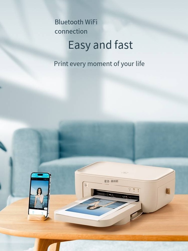 Photo printer CP4100 Home small mobile phone photo printer Color Home portable Mini printer Pocket  Student ID Card