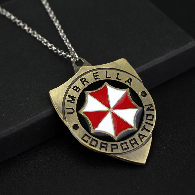 NEW Resident Evil Umbrella Corporation Pendant Necklace