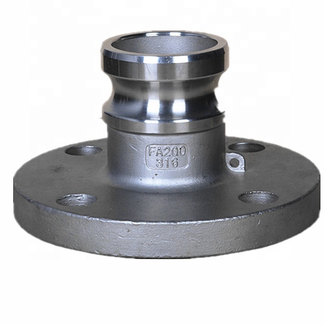 Nonstandard camlock coupling flange welded type