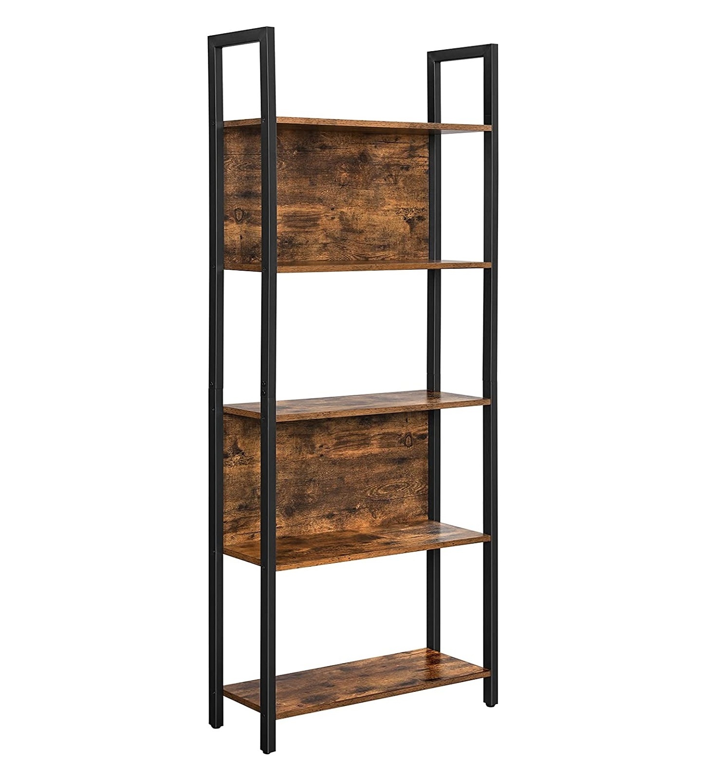 4-Tier Wood Bookshelf Floor Standing Bookcase Display Stand  Book Storage Cabinet Home Decoration For bedroom living room