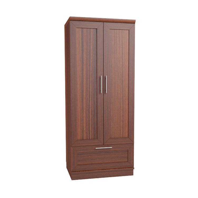 Elegant bedroom furniture multiple solid wood wardrobe for clothes storage