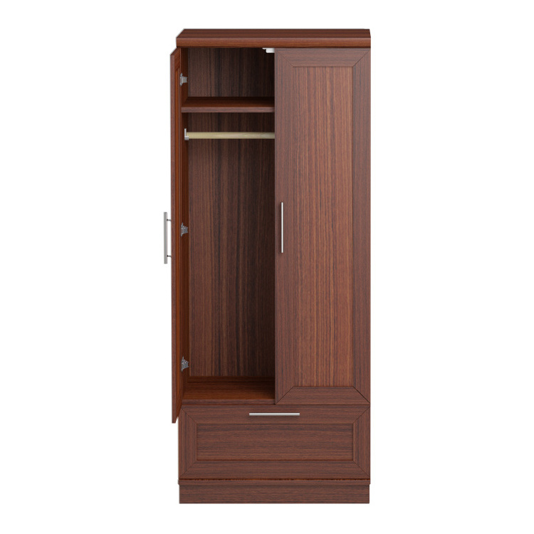 Elegant bedroom furniture multiple solid wood wardrobe for clothes storage