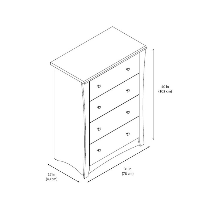 Exquisite square  bed side table wooden tall  Girl's Dressing Table bedroom chest of drawers