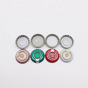 26mm Crown Cap for Beer Bottle Beverage Bottle Custom Logo Customize Tinplate Novatwist Plastic Screw Caps Swing Top Bottles