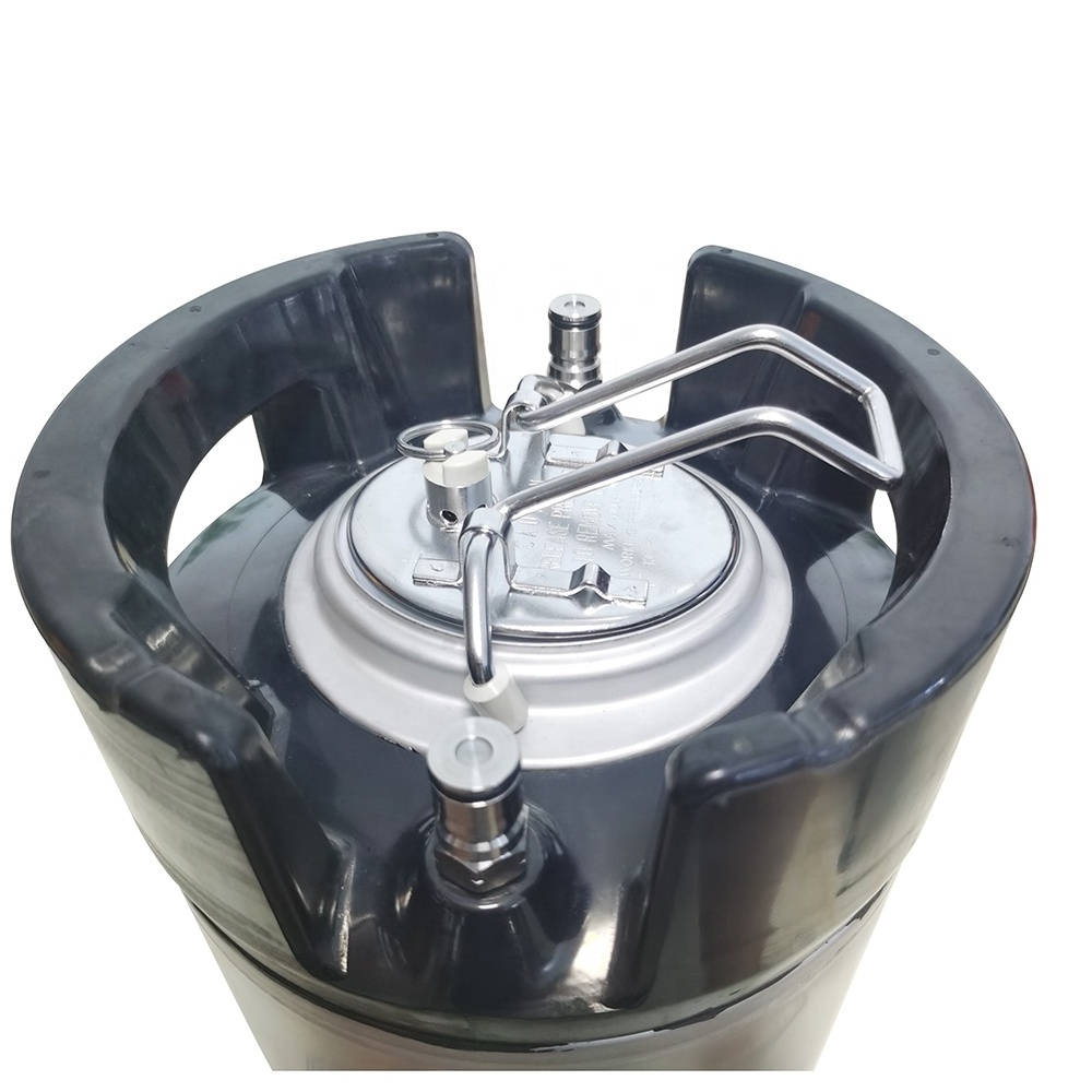 Corny Keg Top Cap Mountain Bike Bowl Top Beer Euro Standard Keg Stainless Steel Aluminum Alloy Home 20L 30L Bucket 5 Gallon