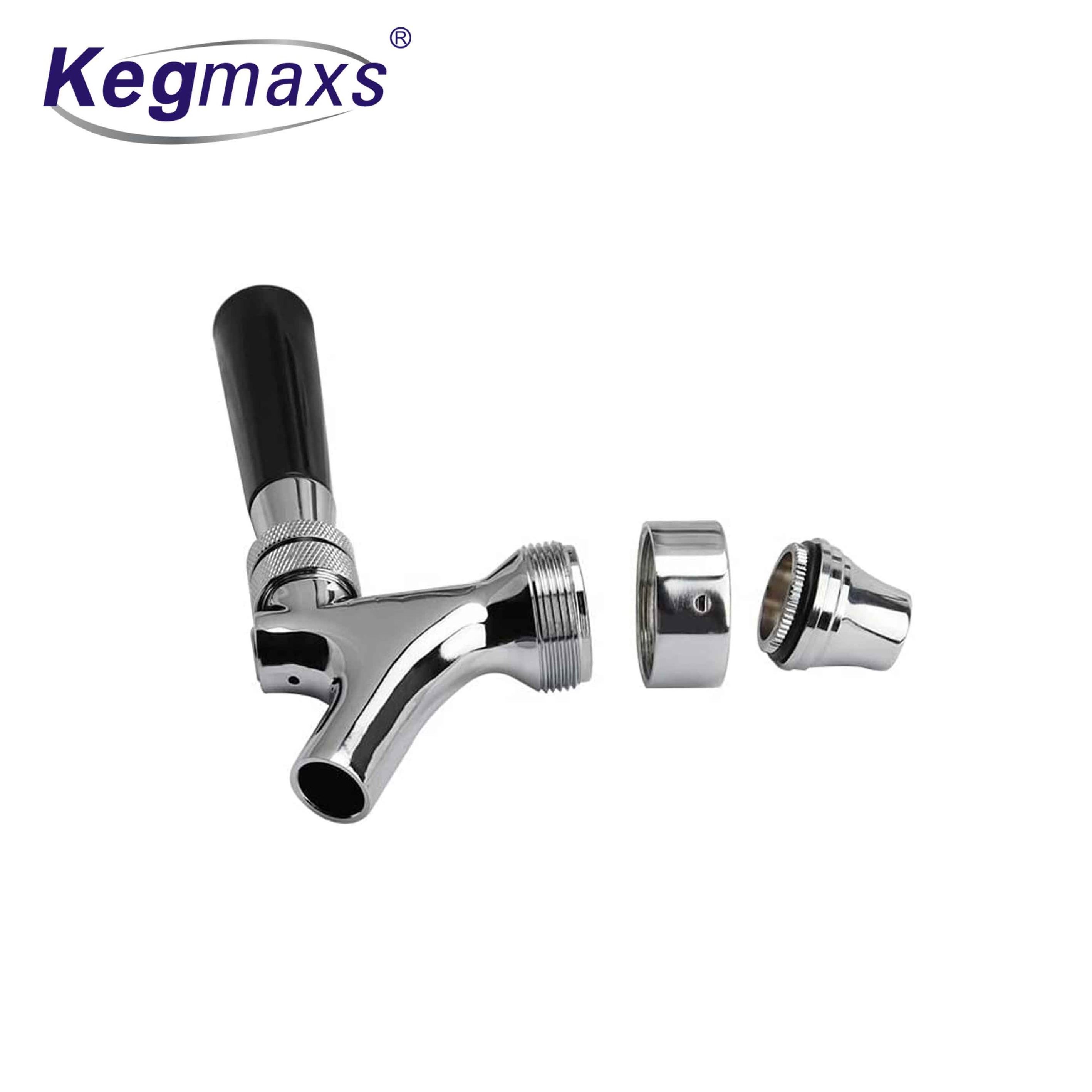 Kegmaxs Quick Disconnect Beer Faucet Adapter MFL to Tap Shank Adapter Connect Faucet to Beer Keg Quick Disconnect for Corny Keg