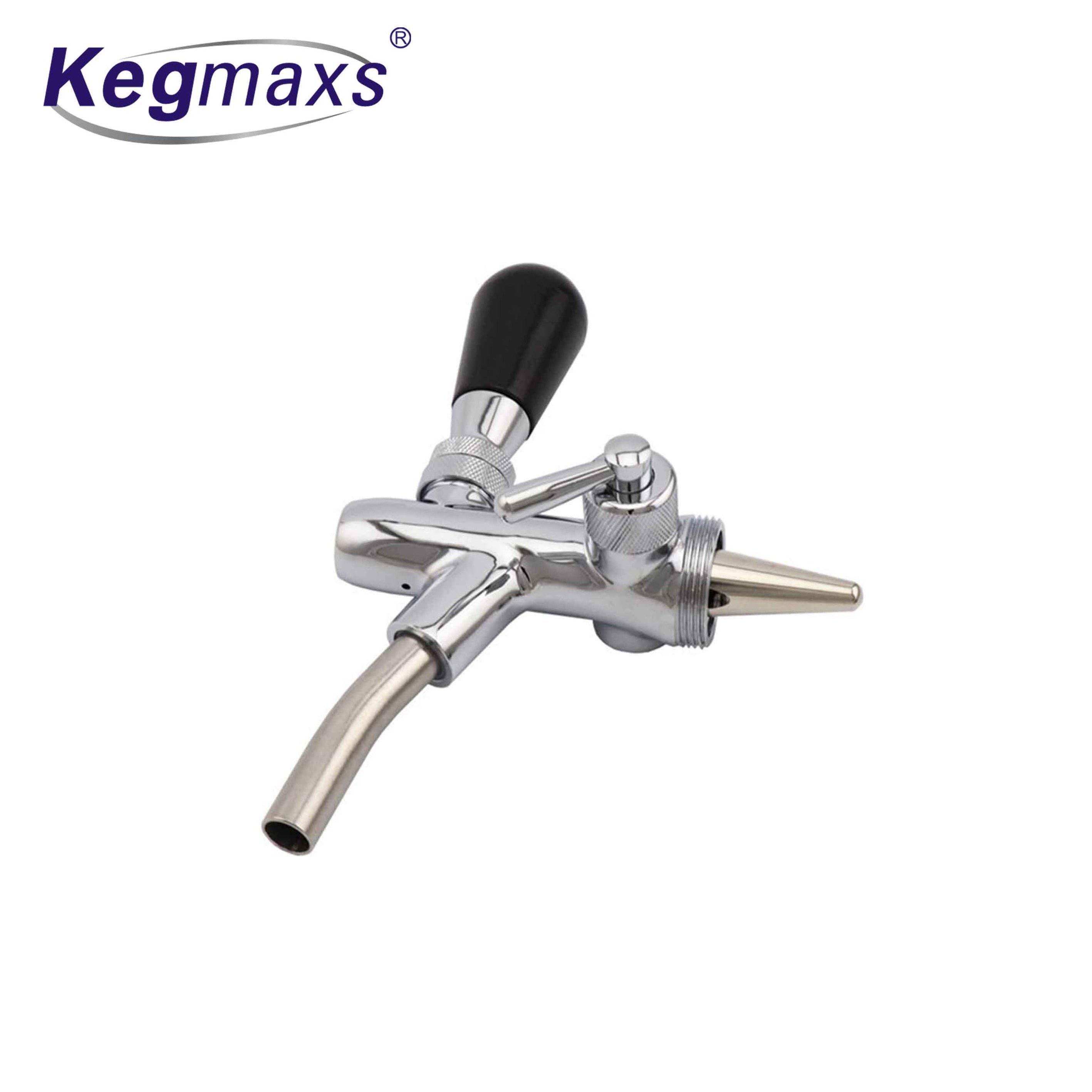 Kegmaxs Beer Dispenser Stainless Steel Beer Growler Spear With CO2 Charger Kit And Ajustable Draft Faucet 5L Beer Keg