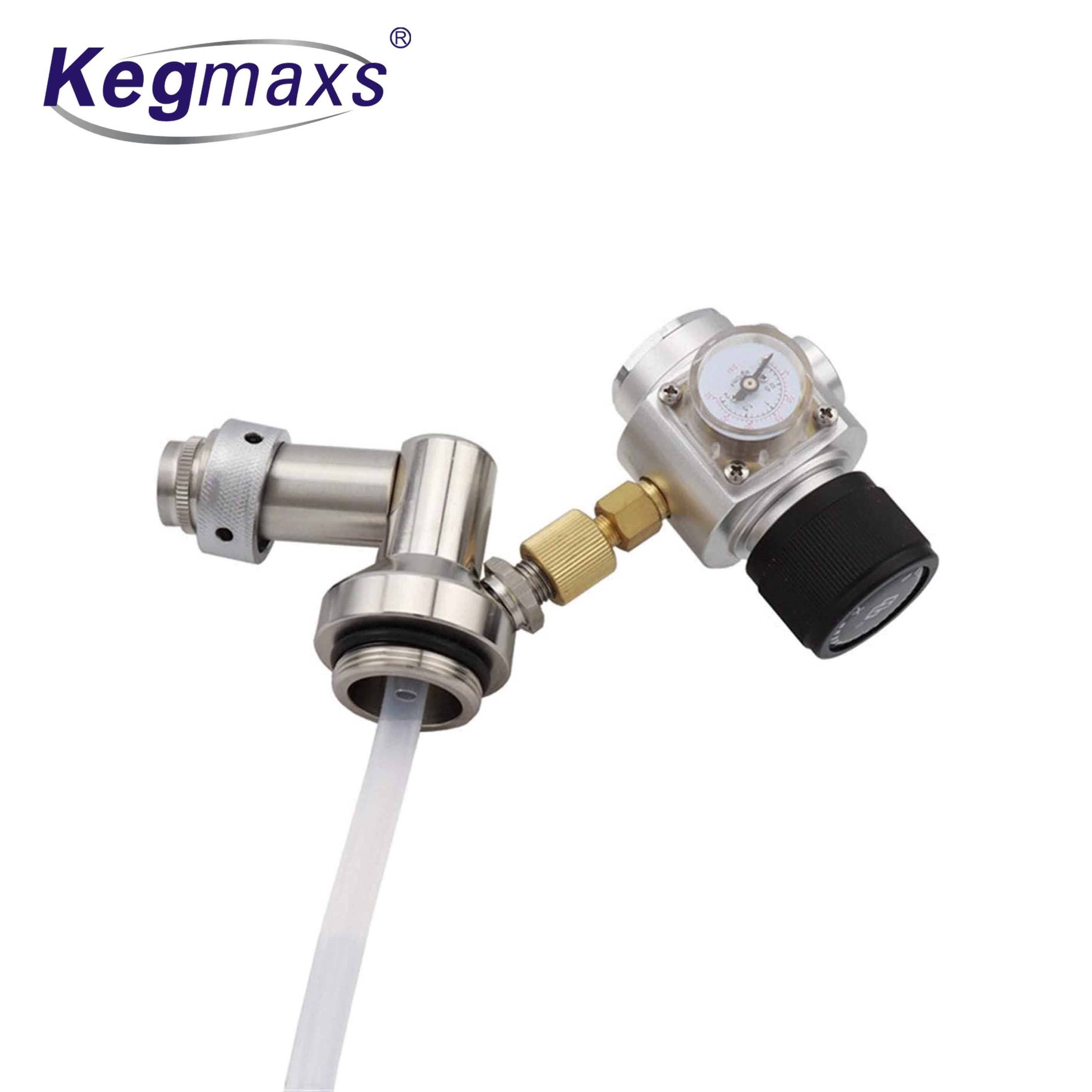 Kegmaxs Beer Dispenser Stainless Steel Beer Growler Spear With CO2 Charger Kit And Ajustable Draft Faucet 5L Beer Keg