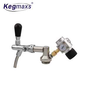 Kegmaxs Beer Dispenser Stainless Steel Beer Growler Spear With CO2 Charger Kit And Ajustable Draft Faucet 5L Beer Keg