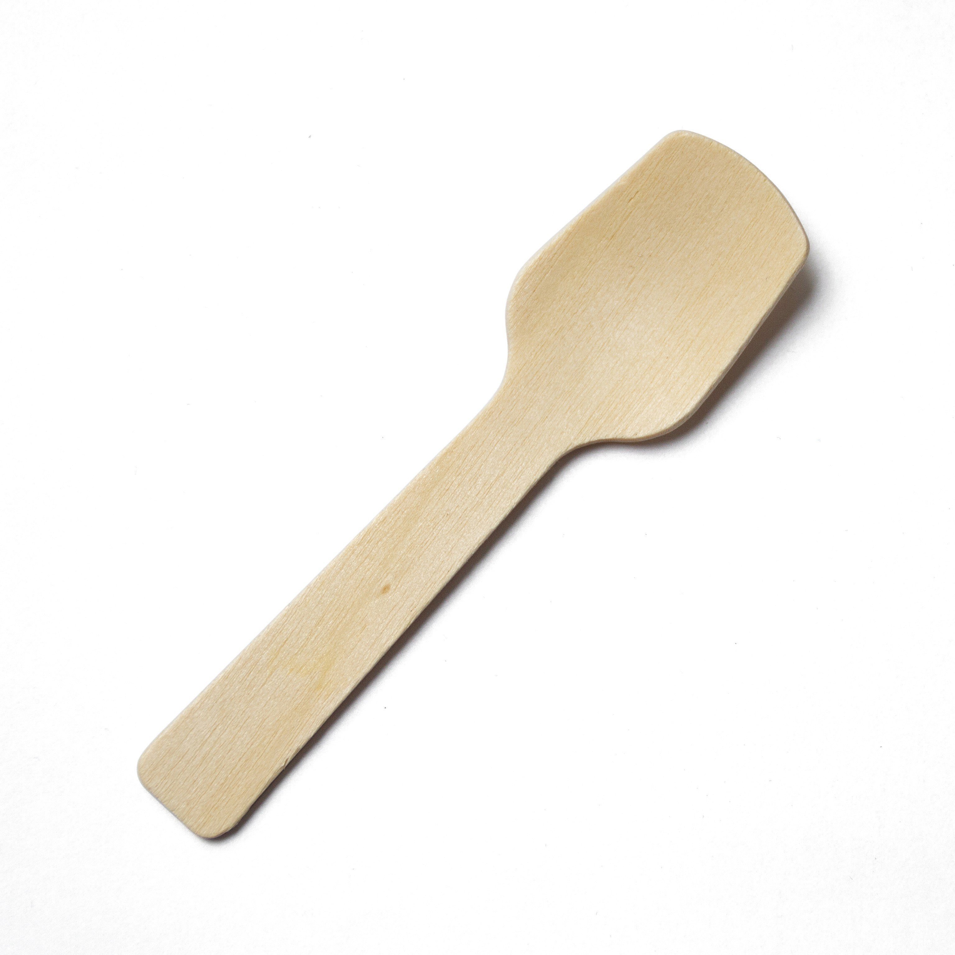 Ice cream spoon Disposable Tableware WOODEN SPOON for meals OEM healthy wooden ice cream spoon