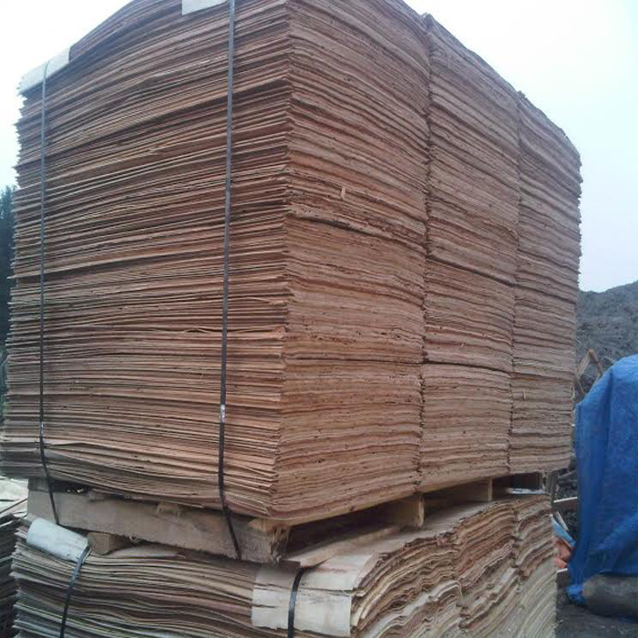 Rotary cutting poplar wood core veneer for plywood with cheap price