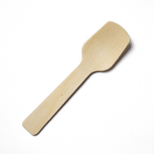 9.5cm disposable wooden spoon /dessert spoon /ice cream spoon