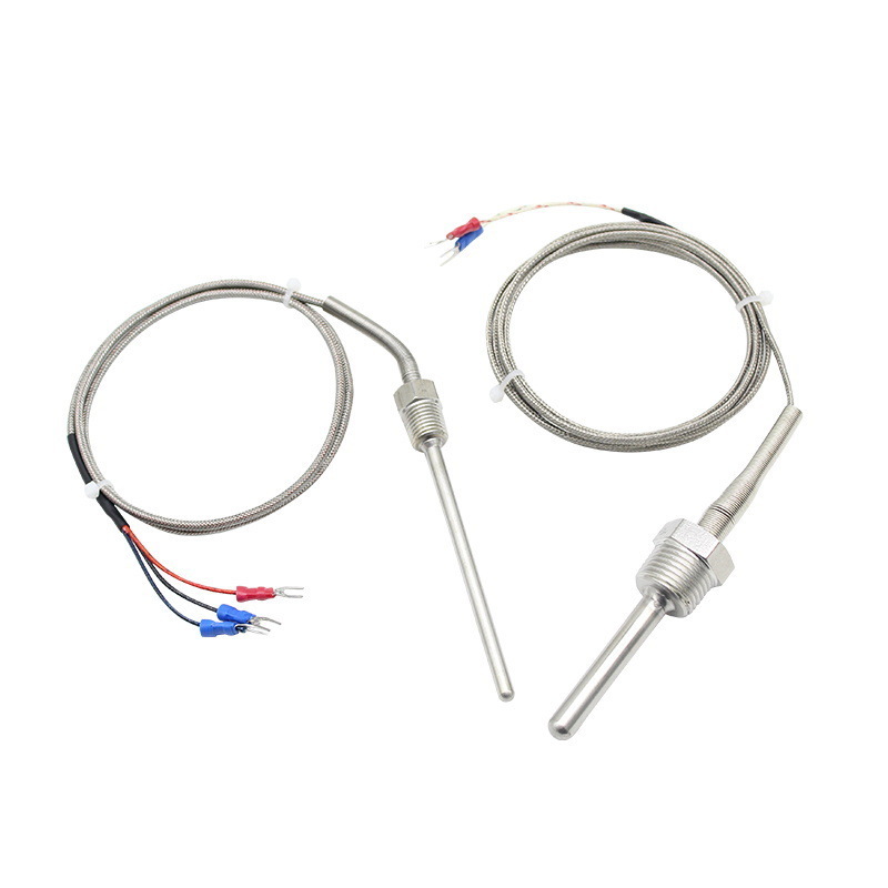 HighTemperature Sensor Food Grade K Type Thermocouple Wires 1200c K/J/PT100 type Flexible Thermocouple Probe