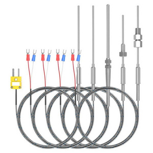 high capacity long lifetime 1200 degree high temperature thermocouple stainless steel PT100 C/R/B/S/J/K type thermocouple