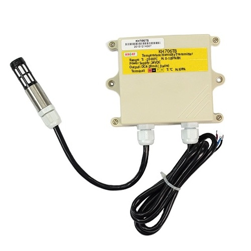 KH706TB: Wall Type Temperature Humidity Sensor with 4-20ma output temperature and humidity data logger temperature sensor