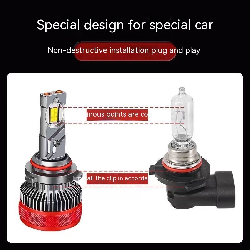 High power 260W automotive LED headlights H1 H3 H4 H7 H11 Automotive LED lights 24V running lights LED headlight bulbs