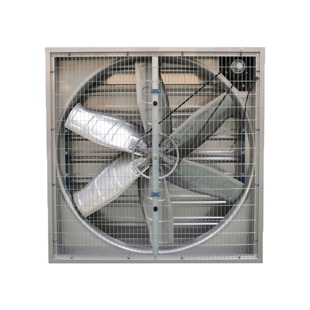 Factory direct sale 50 Inch galvanized sheet hammer exhaust fan for greenhouse/warehouse air cooling system