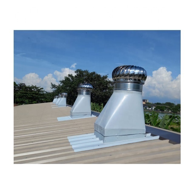 No power self driven roof exhaust fan roof turbo ventilator turbine exhaust fan for warehouse pig farms