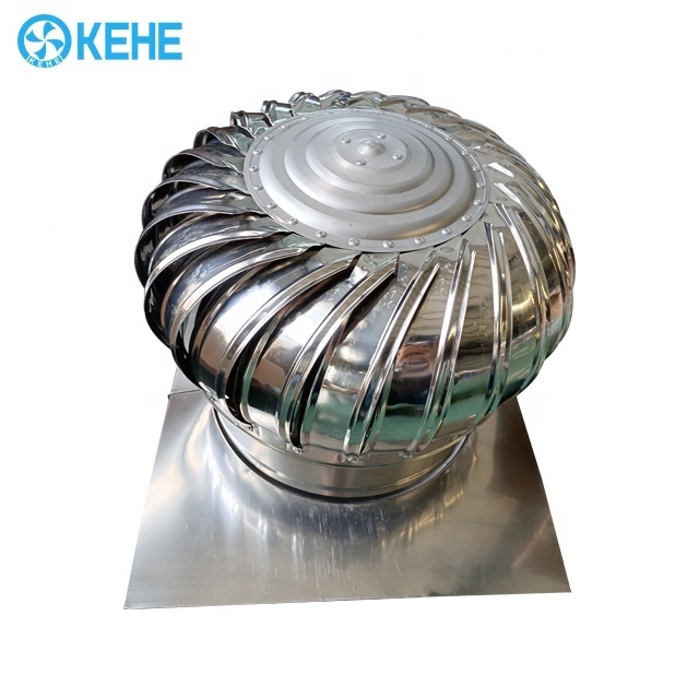 No power self driven roof exhaust fan roof turbo ventilator turbine exhaust fan for warehouse pig farms