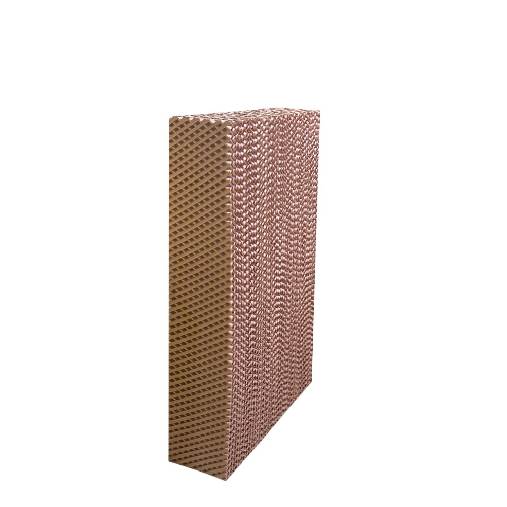 High quality cellulose kraft paper honeycomb cooling pad for poultry farm greenhouse air cooler