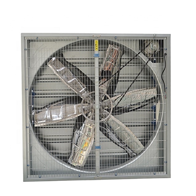 Hot sell 50 inch poultry farms chicken house heavy hammer exhaust fan for husbandry greenhouse ventilation cooling