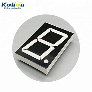 medium size 2.3 inch 7 segment 1 digit led display for clocks